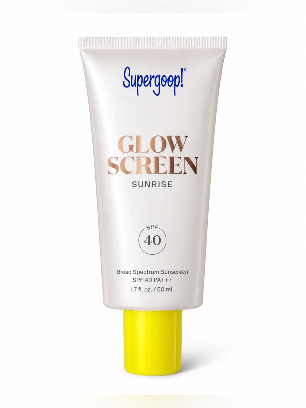 Supergoop! Glow Screen Sunrise SPF 40 - Yellow